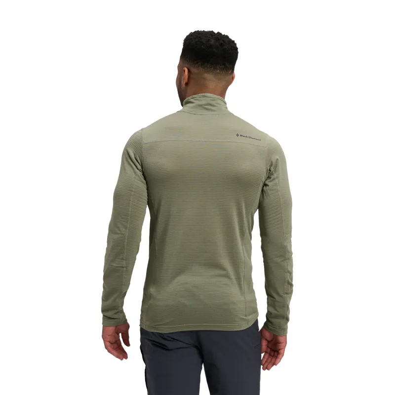 Black Diamond Coefficient LT Quarter Zip Pullover M's pine smoke