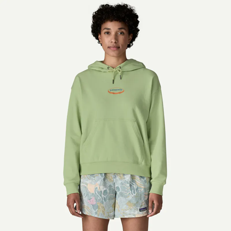 Patagonia 95 Oval Logo Daily Hoody W's  quiet violet: sunshine