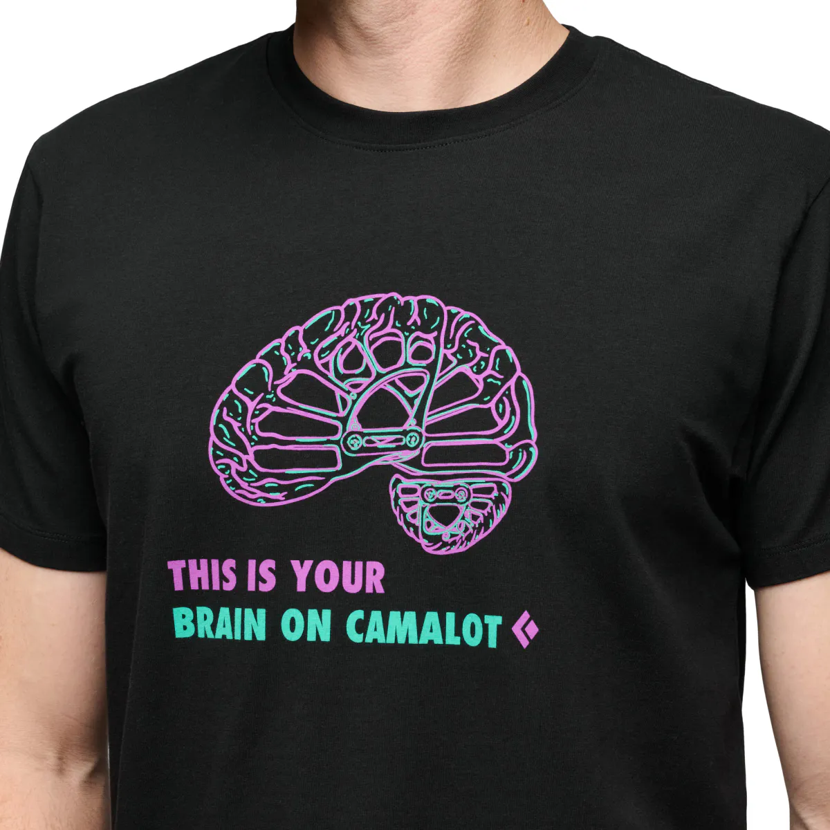 Black Diamond Brain On Camalot Tee M's black