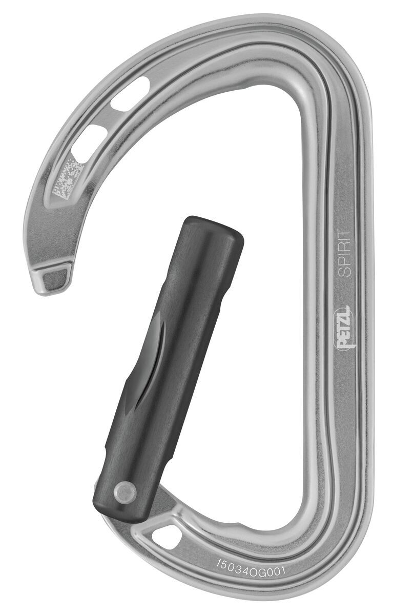 Petzl Spirit Carabiner Straigth gray