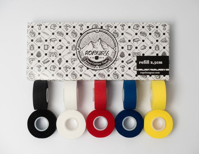 Hovedbilde Ropeless Tape 2.5cm x 10m Refil Box - 10 pack