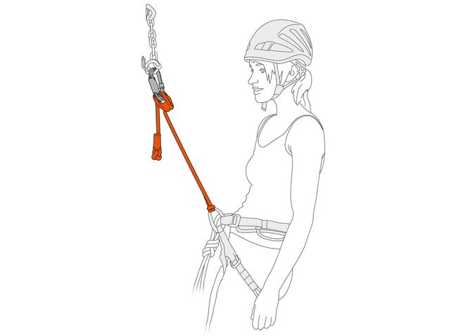 Hovedbilde Petzl Connect Adjust orange