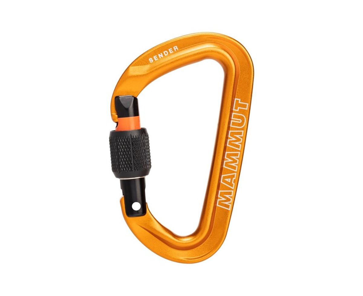 Mammut Sender Screwgate Carabiner gold