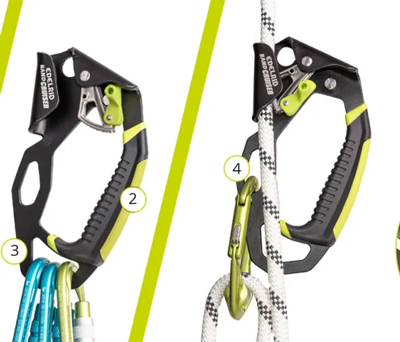 Edelrid Hand Cruiser left tauklemme