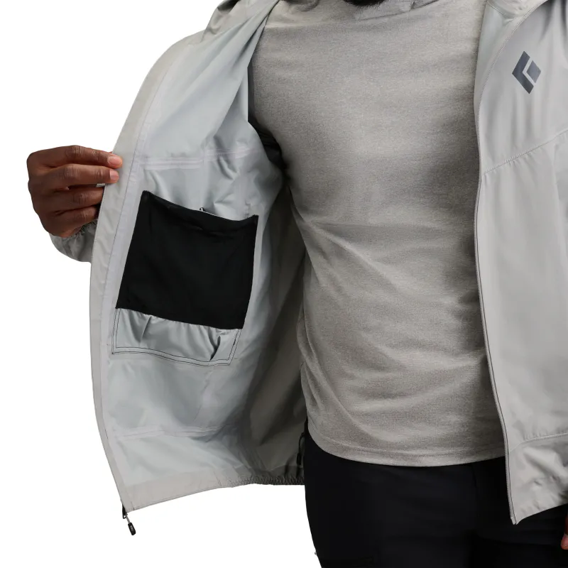 Black Diamond Deploy 3L Shell M's pewter