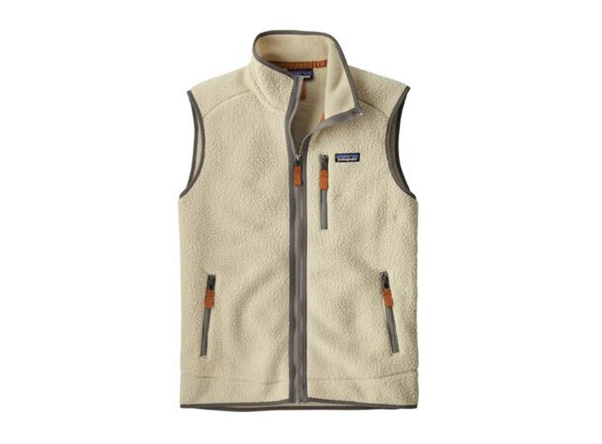 Patagonia M Retro Pile Vest pelican