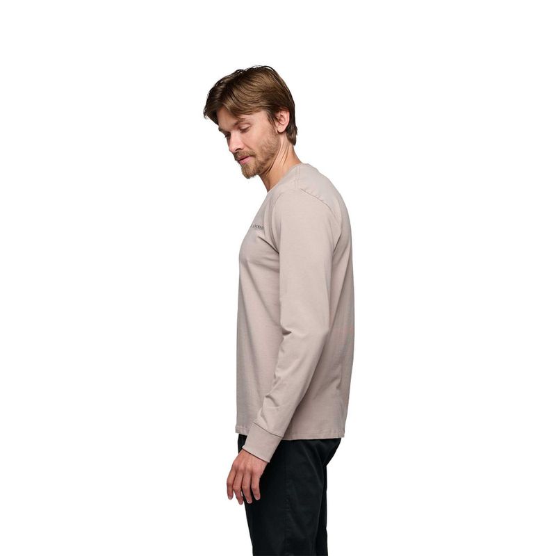 Black Diamond M Heritage Wordmark Longsleeve Tee pale mauve