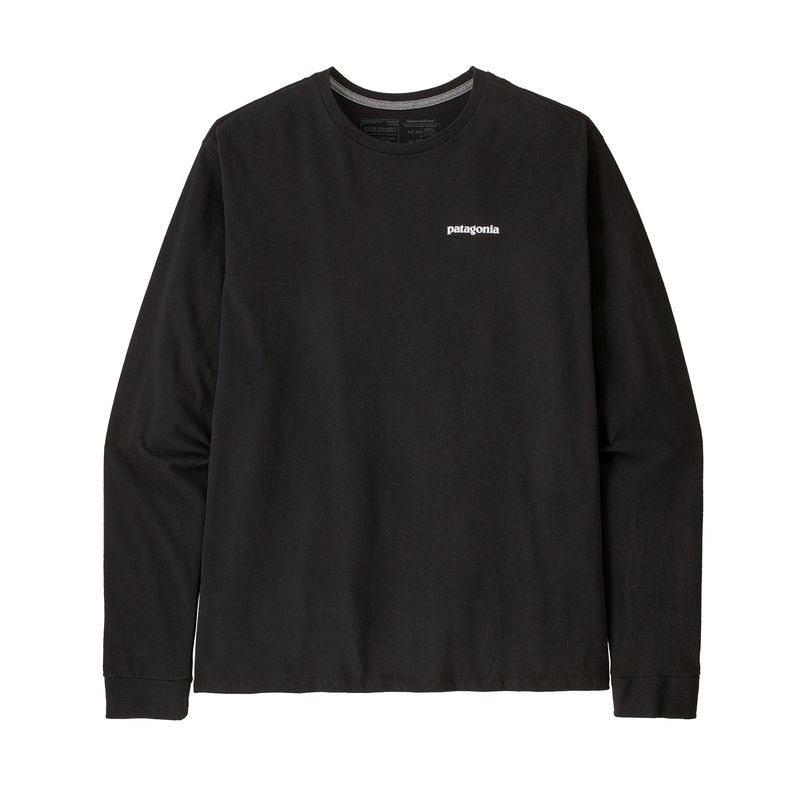 Patagonia L/S P-6 Logo Responsibili-Tee M's black