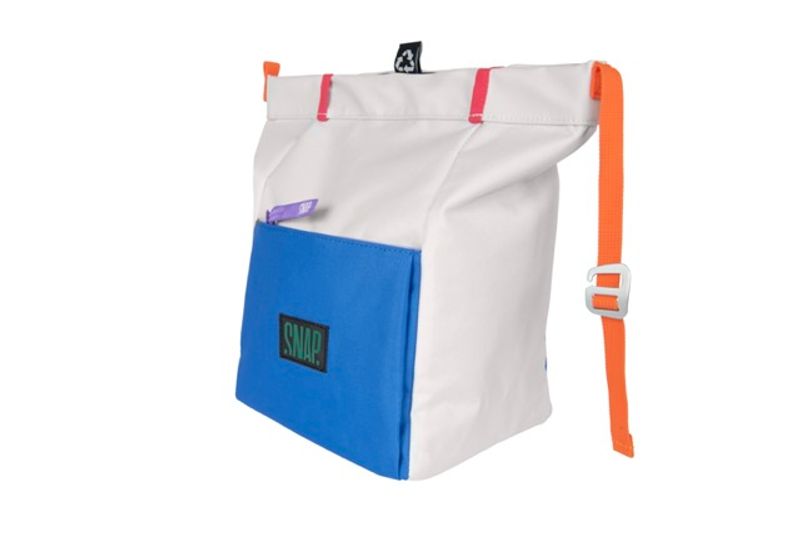 Snap Big Chalk Bag Fleece chalk & deep water