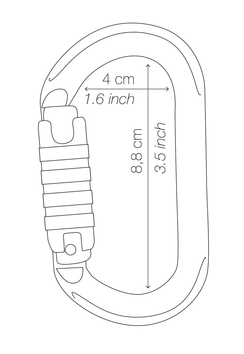 Petzl OK Ball-Lock gray
