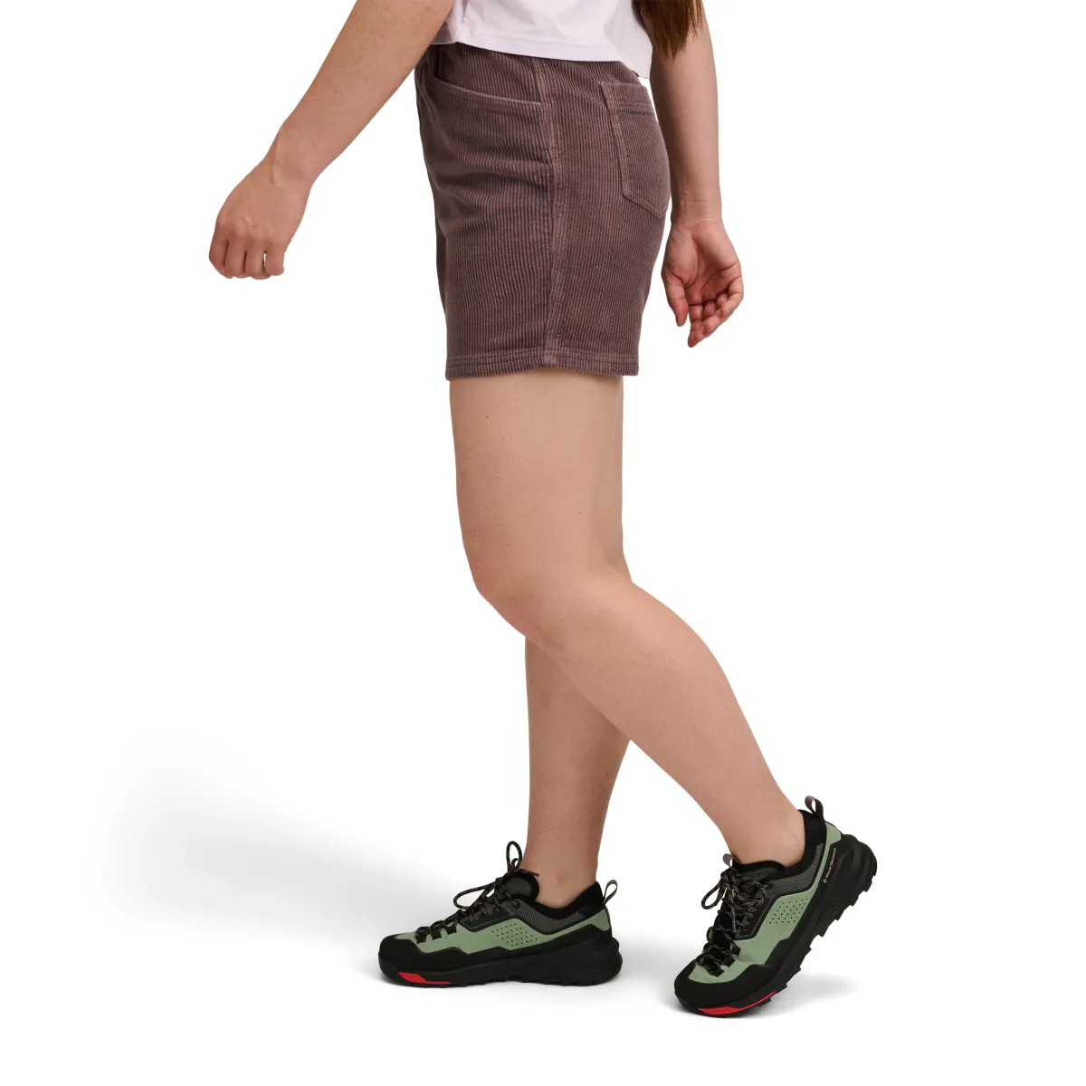 Black Diamond Women's Dirtbag Corduroy Shorts dark mauve