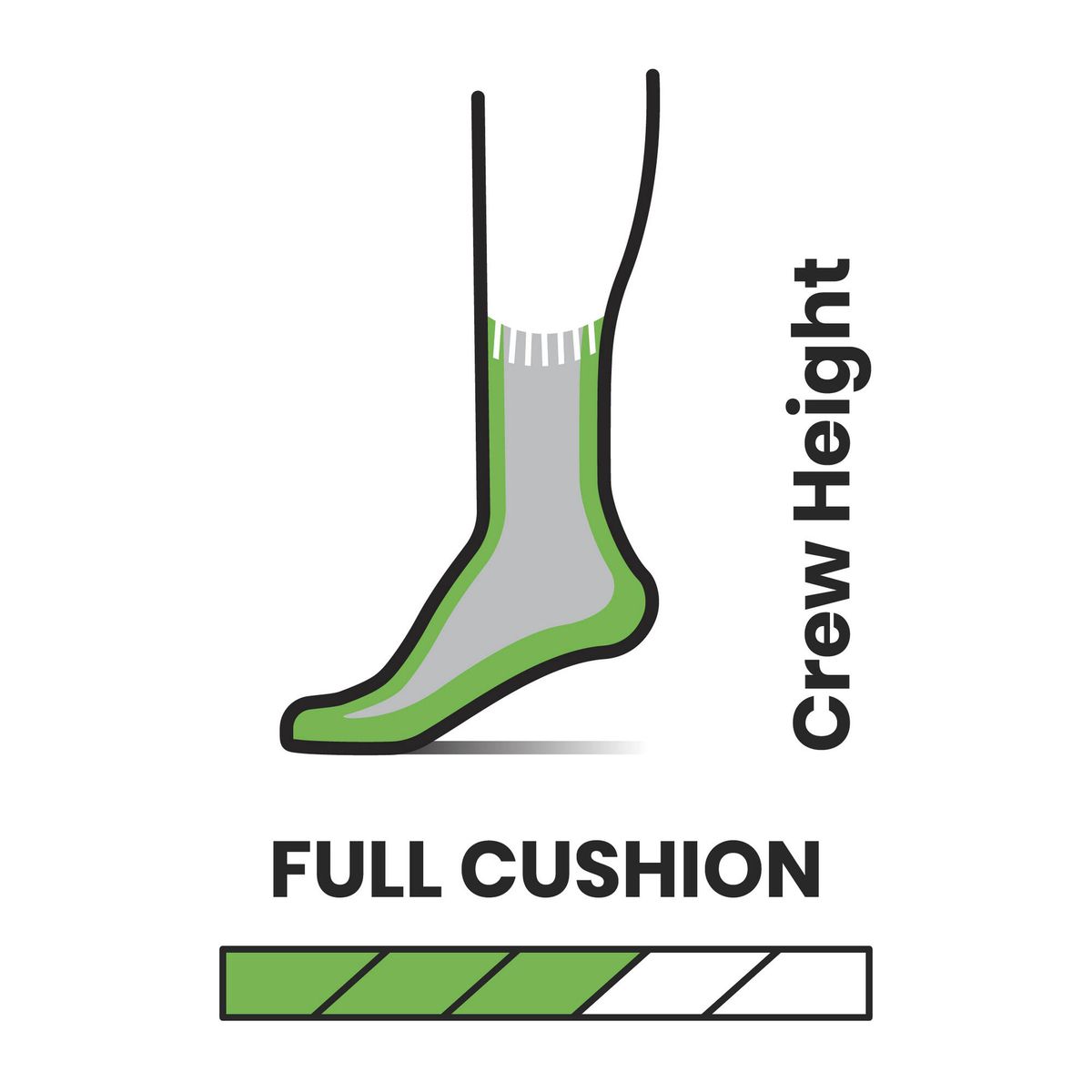 Smartwool Performance Hike Full Cushion Crew light gray