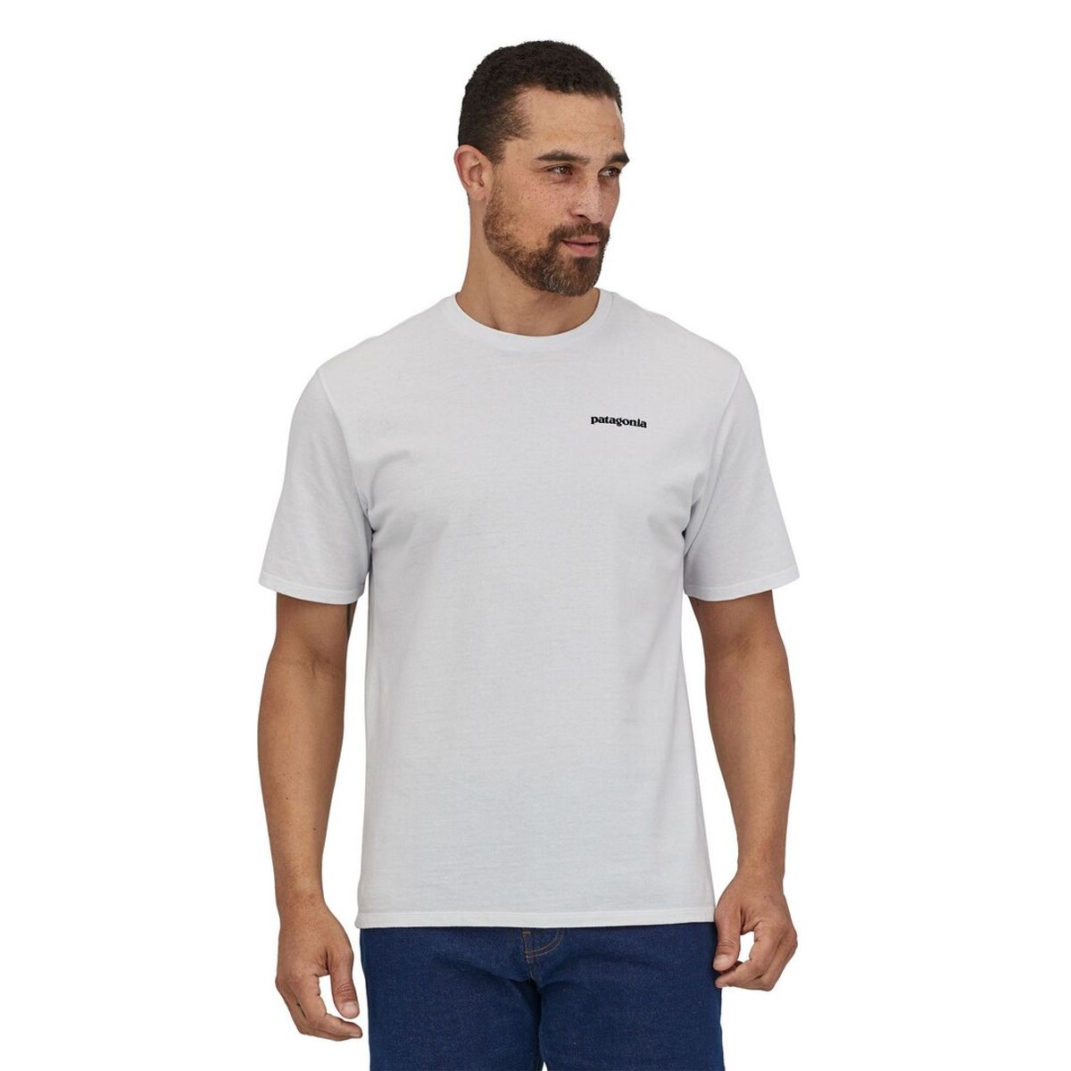 Patagonia M P-6 Logo Responsibili Tee white
