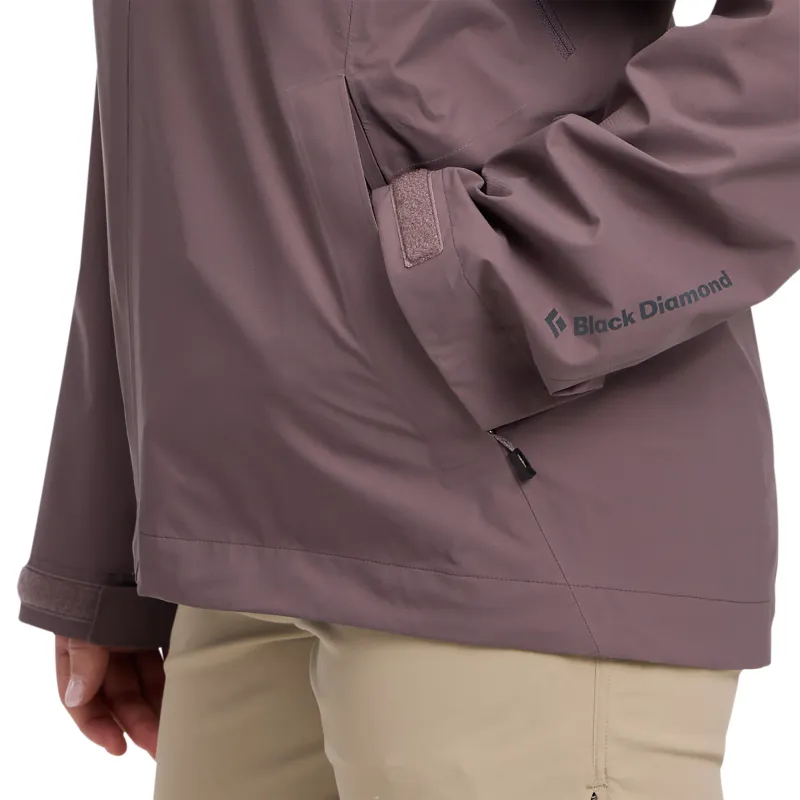 Black Diamond Strataline Strech Shell W's dark mauve