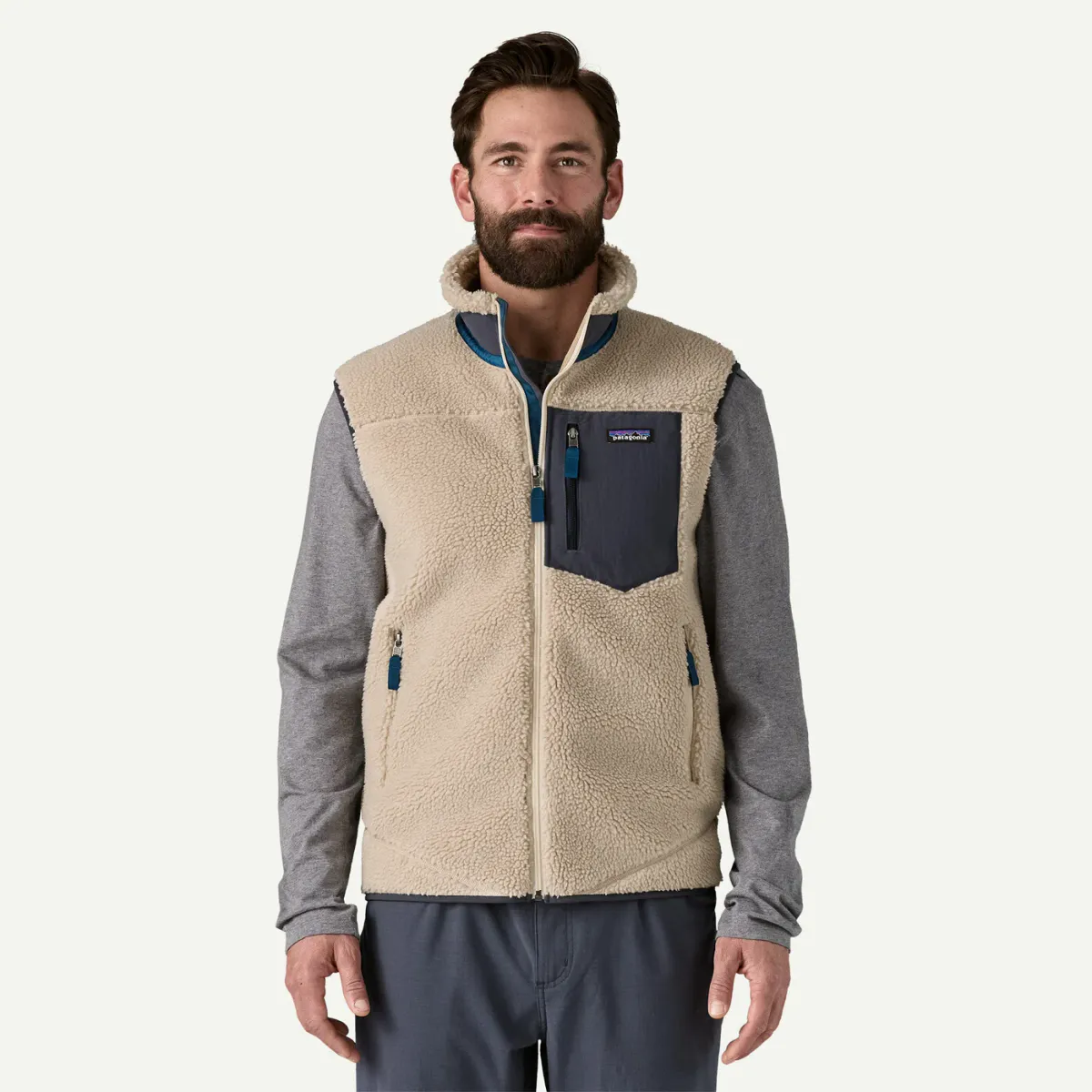 Patagonia M Classic Retro-X Vest seabird grey