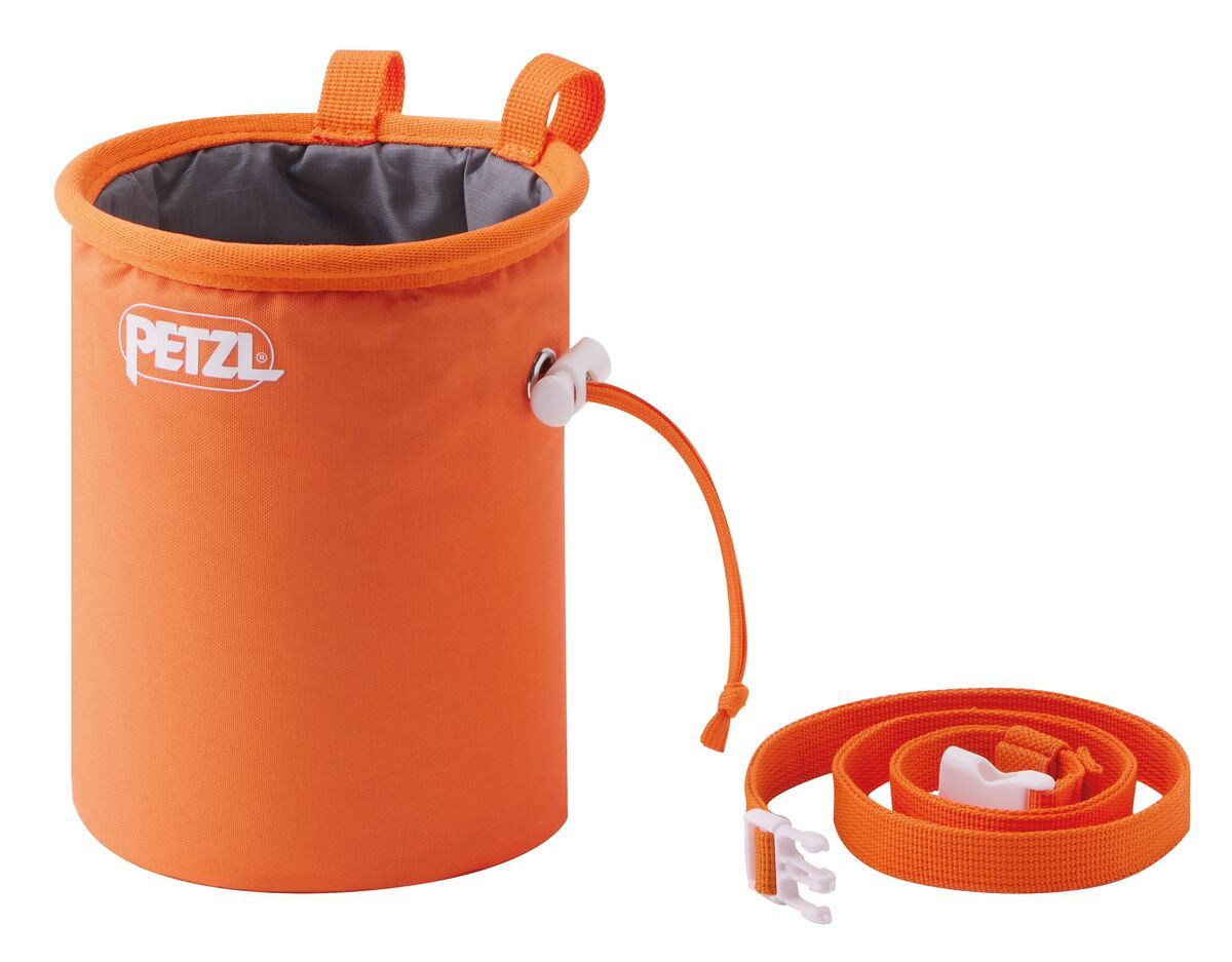 Petzl Bandi Round Chalk Bag orange