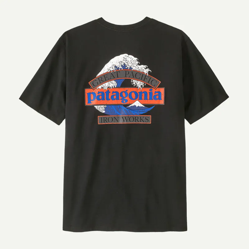 Patagonia Great Waves Responsibili-Tee M's black