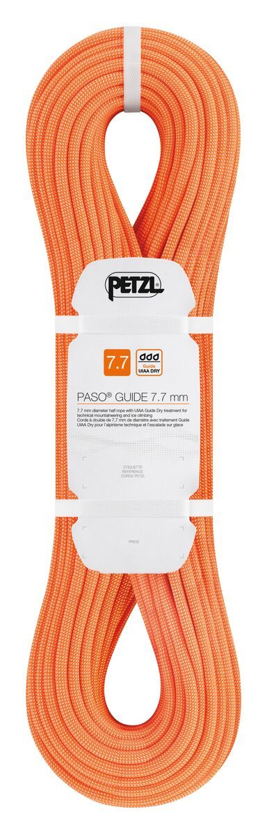 Petzl Paso® Guide 7.7mm orange 60 meter