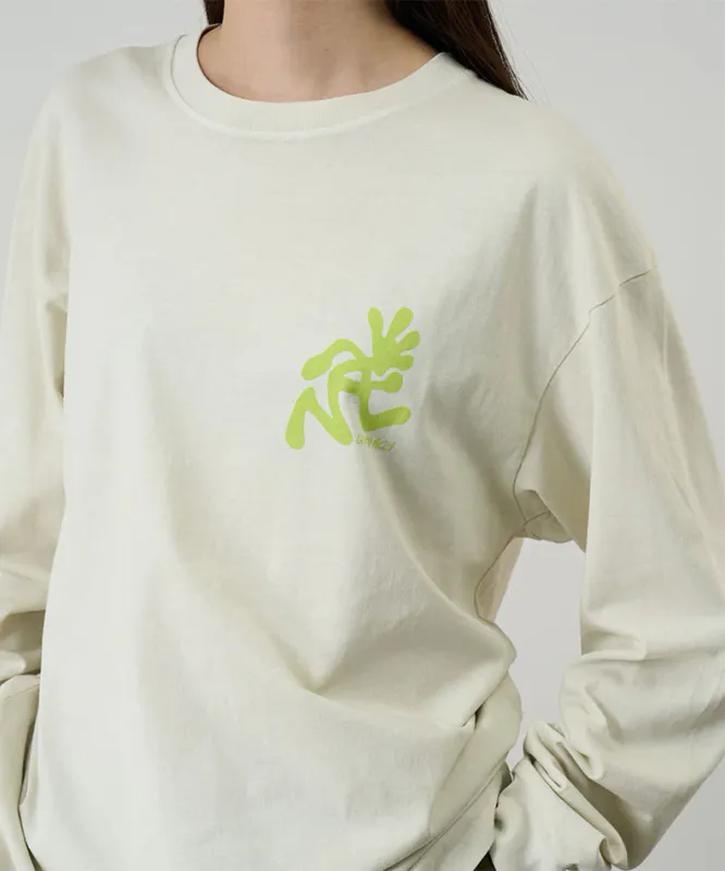 Gramicci Running Man L/S Tee Pigment Dyed natural pigment