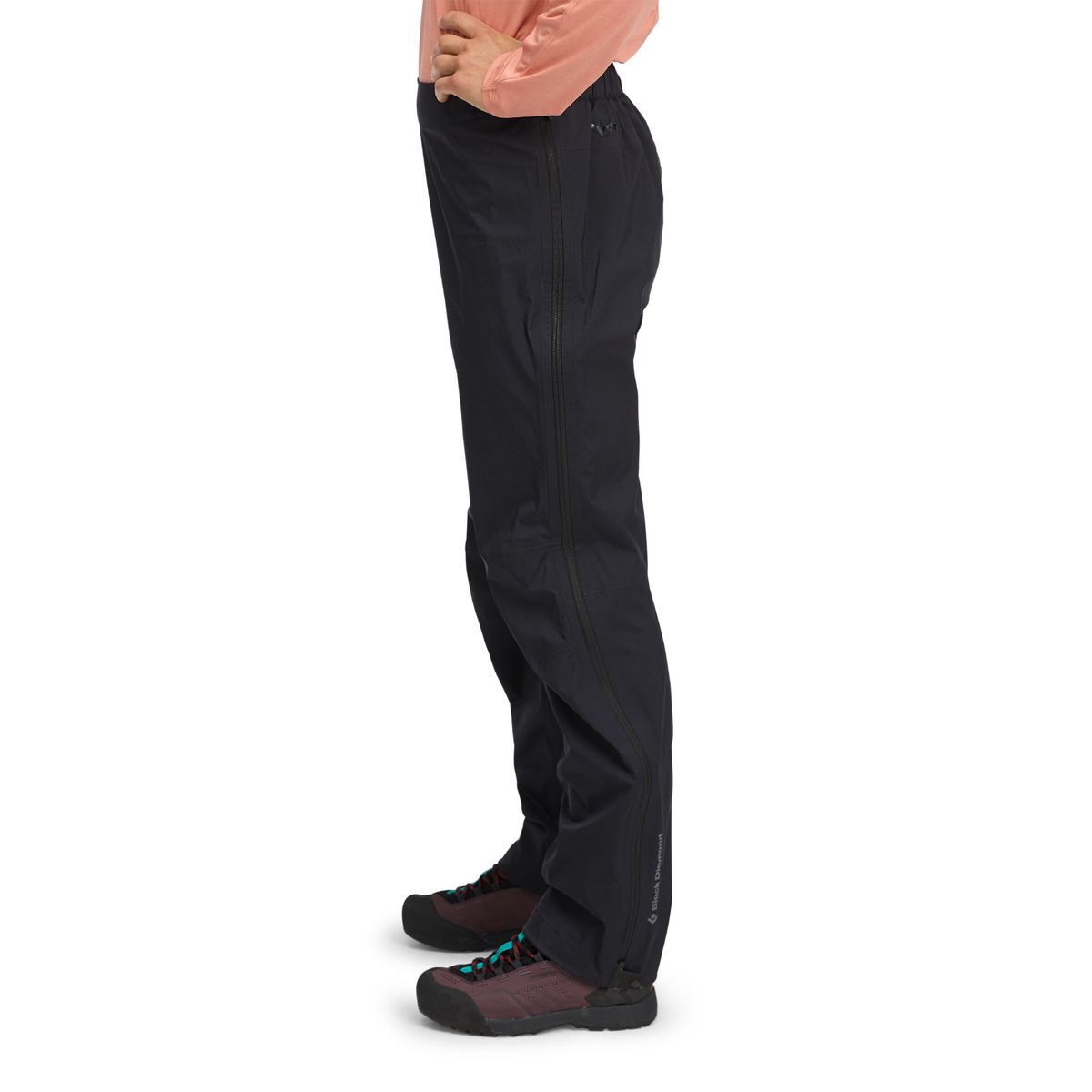 Black Diamond Fineline Strech Shell Full Zip Pants W's black