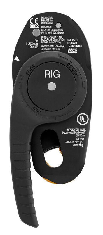 Petzl RIG® Repairable yellow