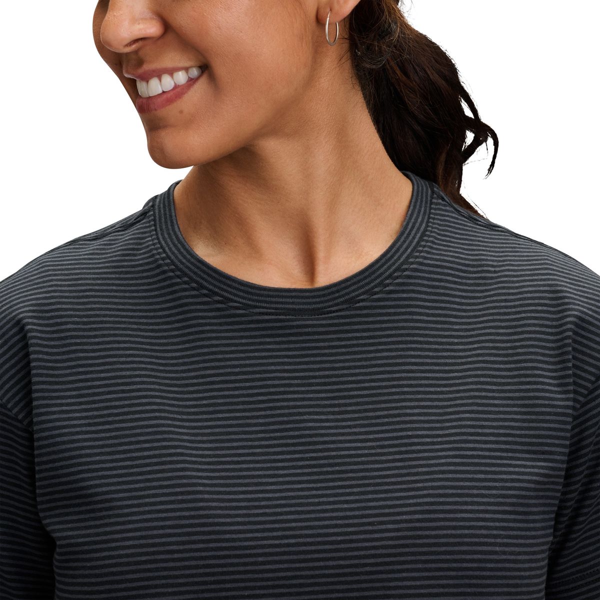 Black Diamond  BD Stripe Crop Tee W's black-carbon