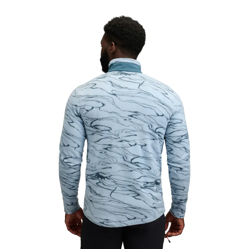 Black Diamond Rift Half-Zip Fleece Jacket M's relief-fog blue-midnight blue