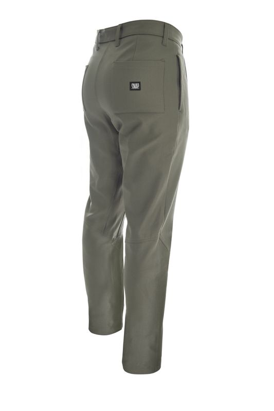Snap M Wide Pants dark khaki