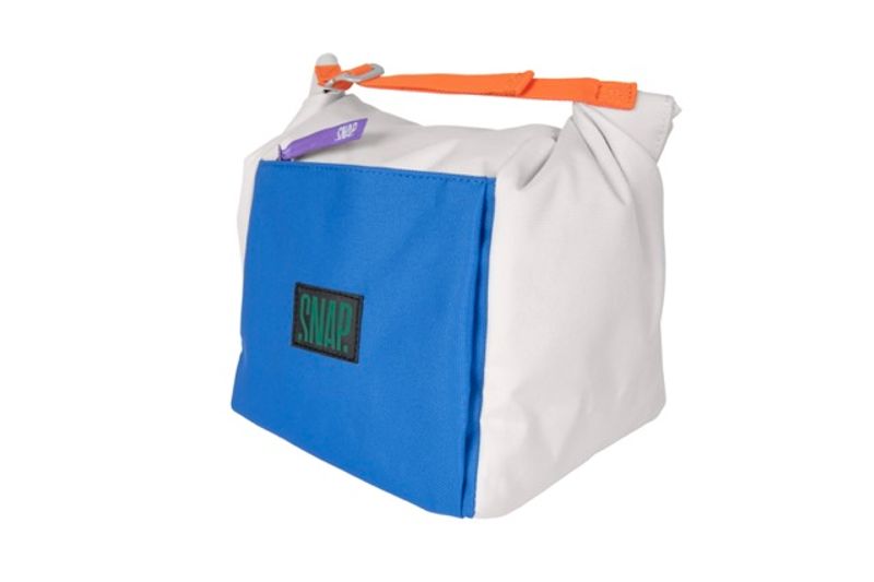 Snap Big Chalk Bag Fleece chalk & deep water