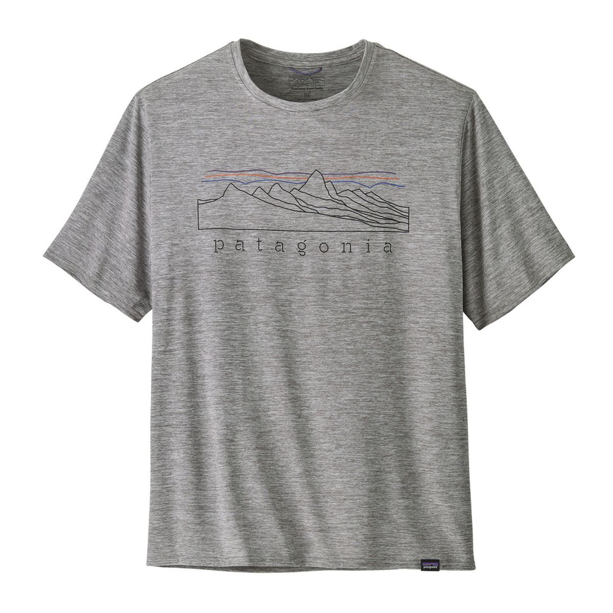 Patagonia M Cap Cool Daily Graphic Shirt stratapeaks: feather grey