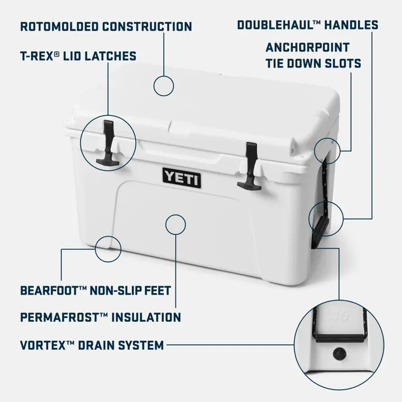 Yeti Tundra 45 Cool Box tan