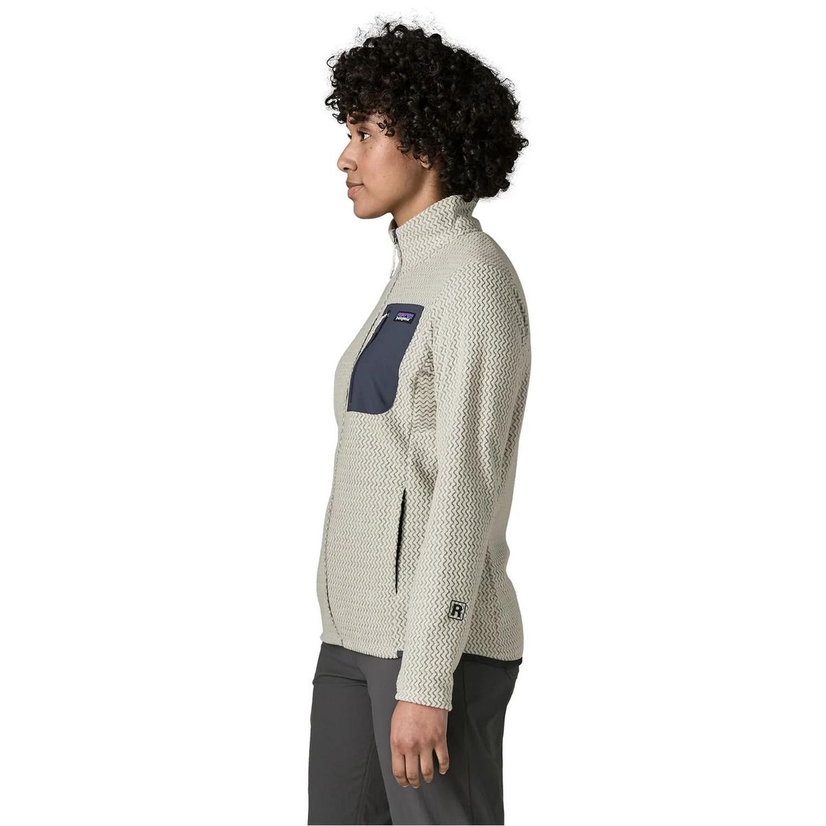 Patagonia R1 Air Full-Zip Jacket  W's birch white