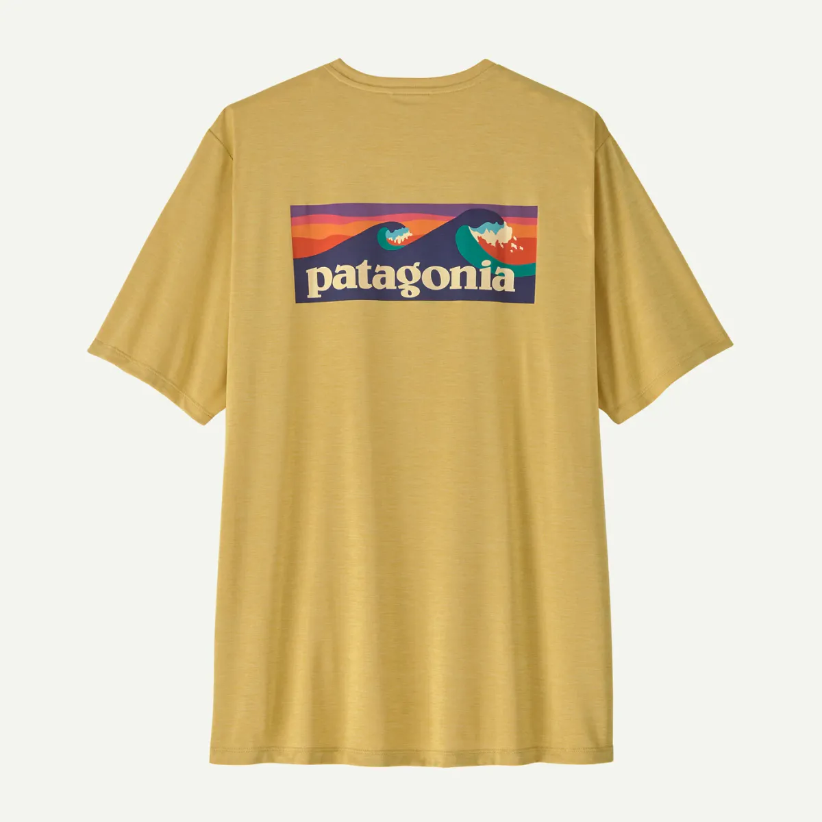 Patagonia Cap Cool Daily Shirt - Boardshort Logo M's limestone yellow