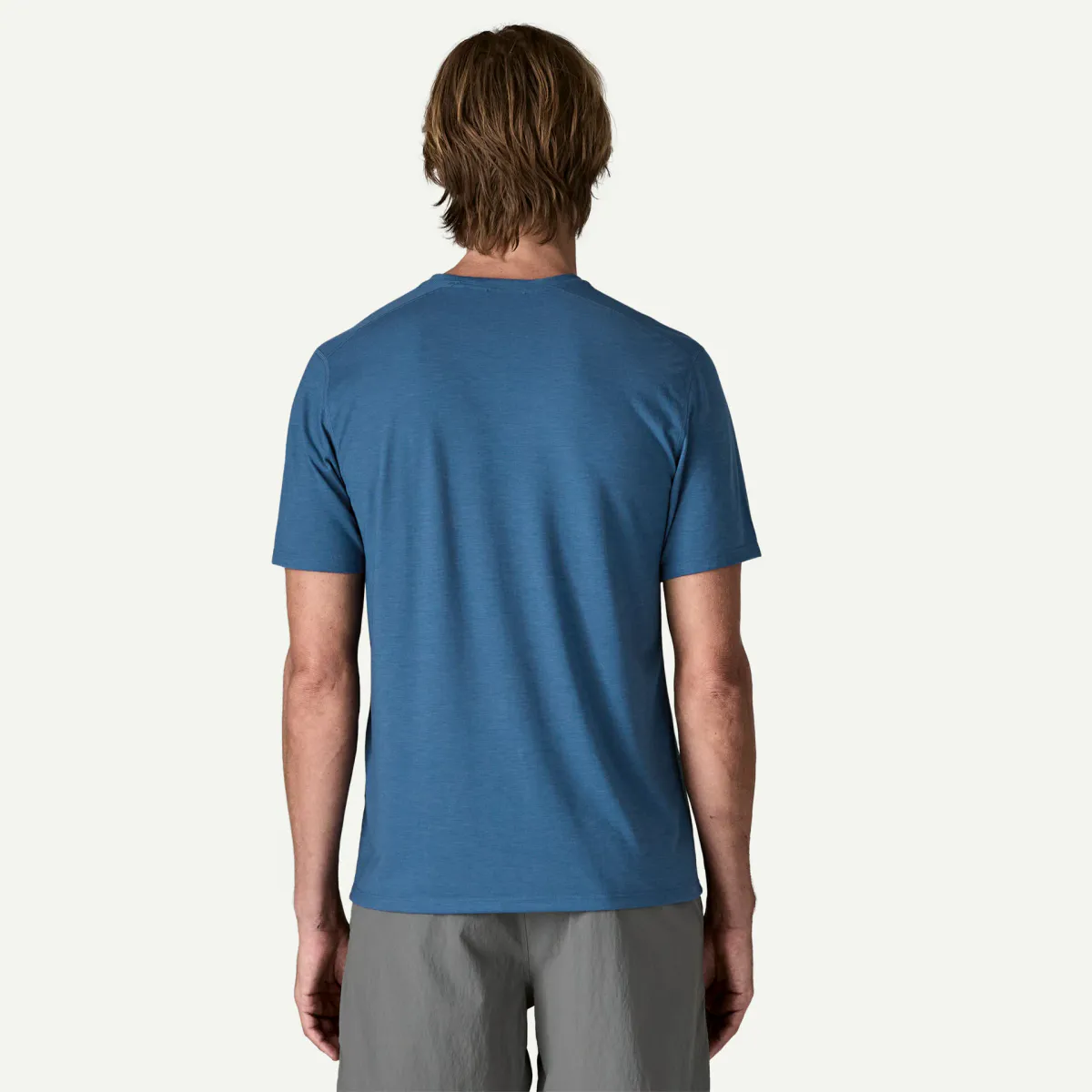 Patagonia Cap Cool Trail Shirt M's stratapeaks aquatic blue