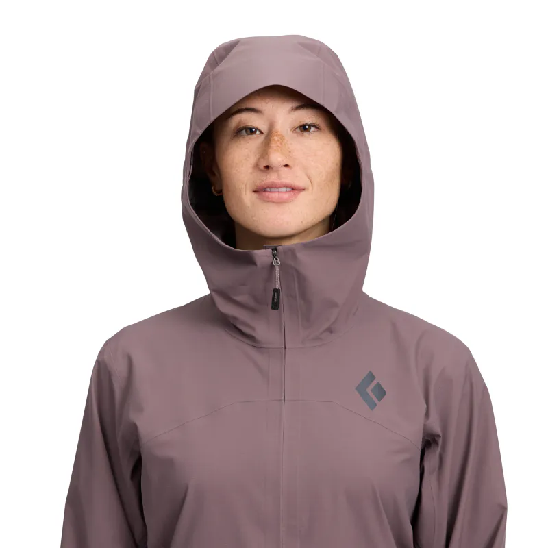 Black Diamond Strataline Strech Shell W's dark mauve