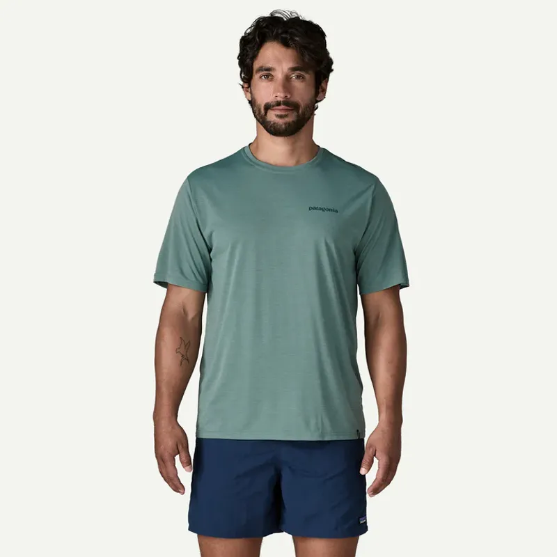 Patagonia Cap Cool Daily Shirt - Boardshort M's dyno white