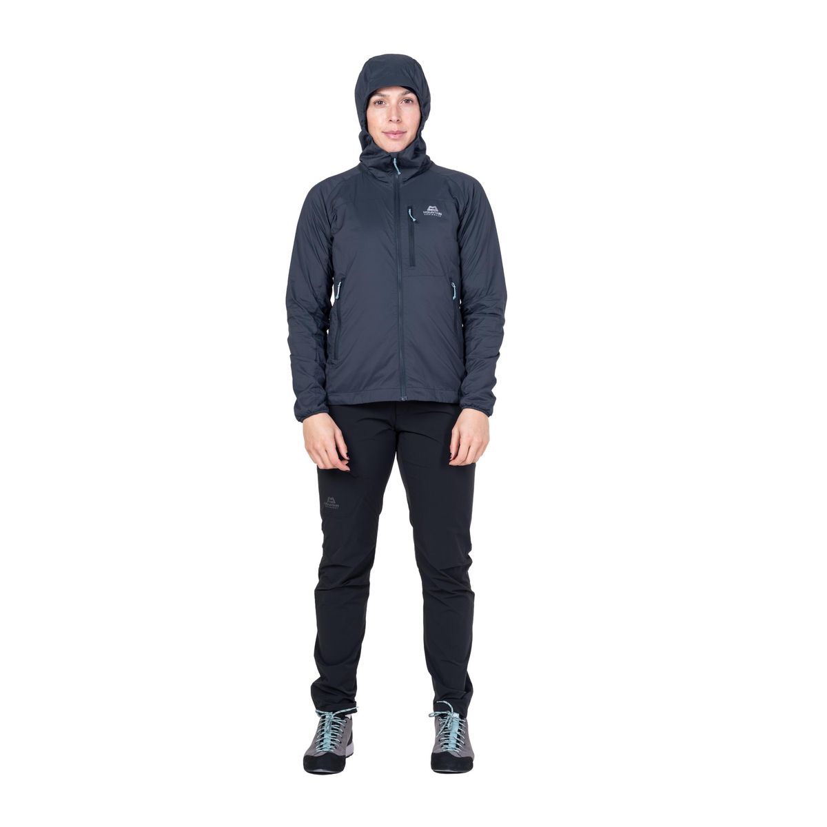 Mountain Equipment Aerotherm Hooded Jacket W's blue nights
