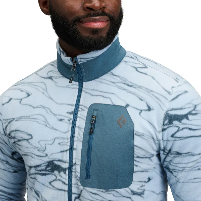Black Diamond Rift Half-Zip Fleece Jacket M's relief-fog blue-midnight blue
