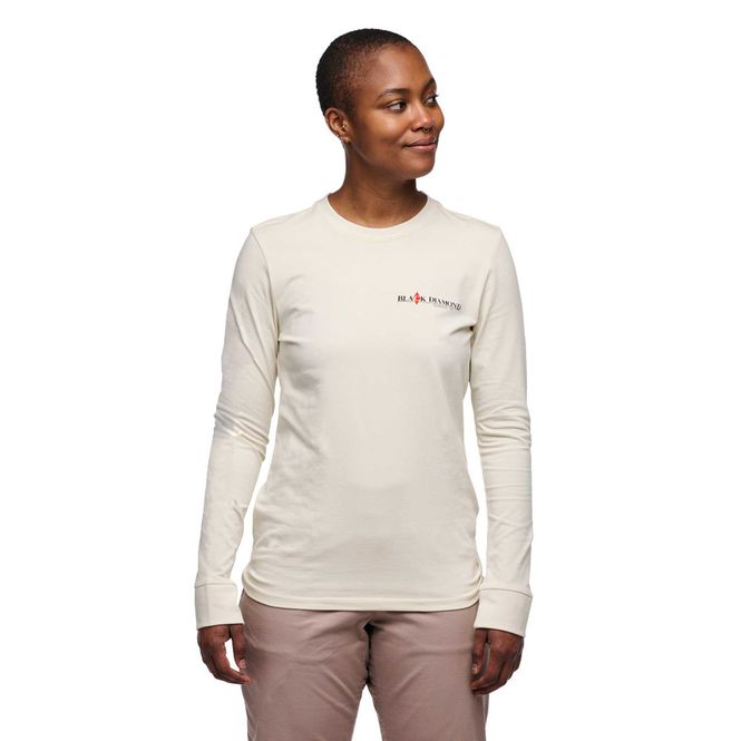 Hovedbilde Black Diamond W Heritage Wordmark LS Tee off ...