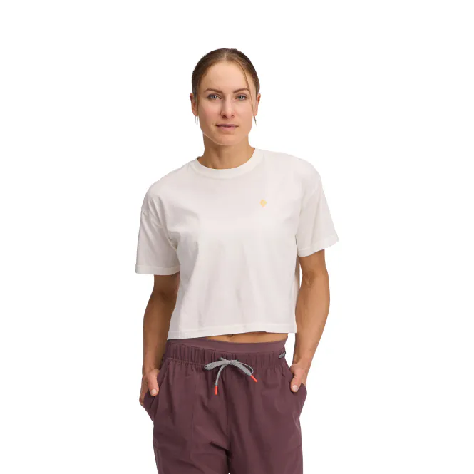 Hovedbilde Black Diamond  Diamond Crop SS Tee W's off white