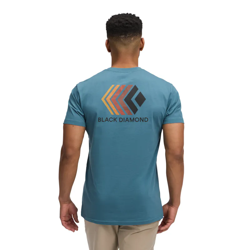 Black Diamond Faded Short Sleeve Tee M's creek blue