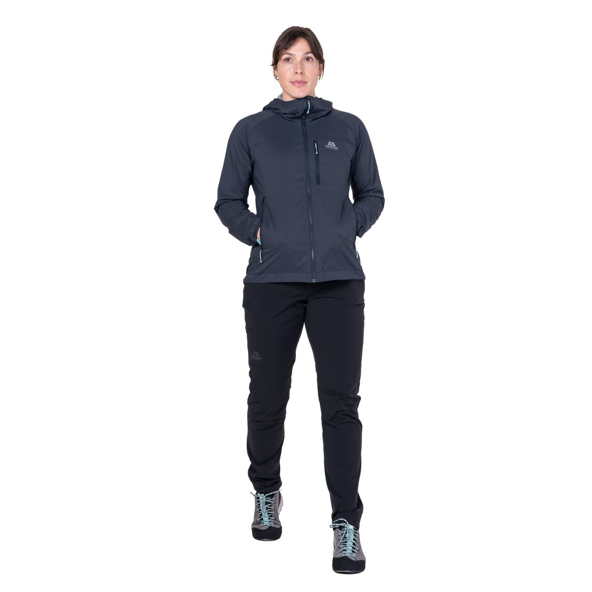 Mountain Equipment Aerotherm Hooded Jacket W's blue nights